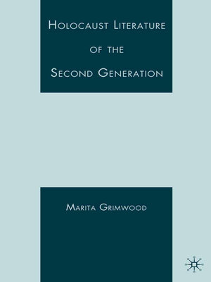 cover image of Holocaust Literature of the Second Generation